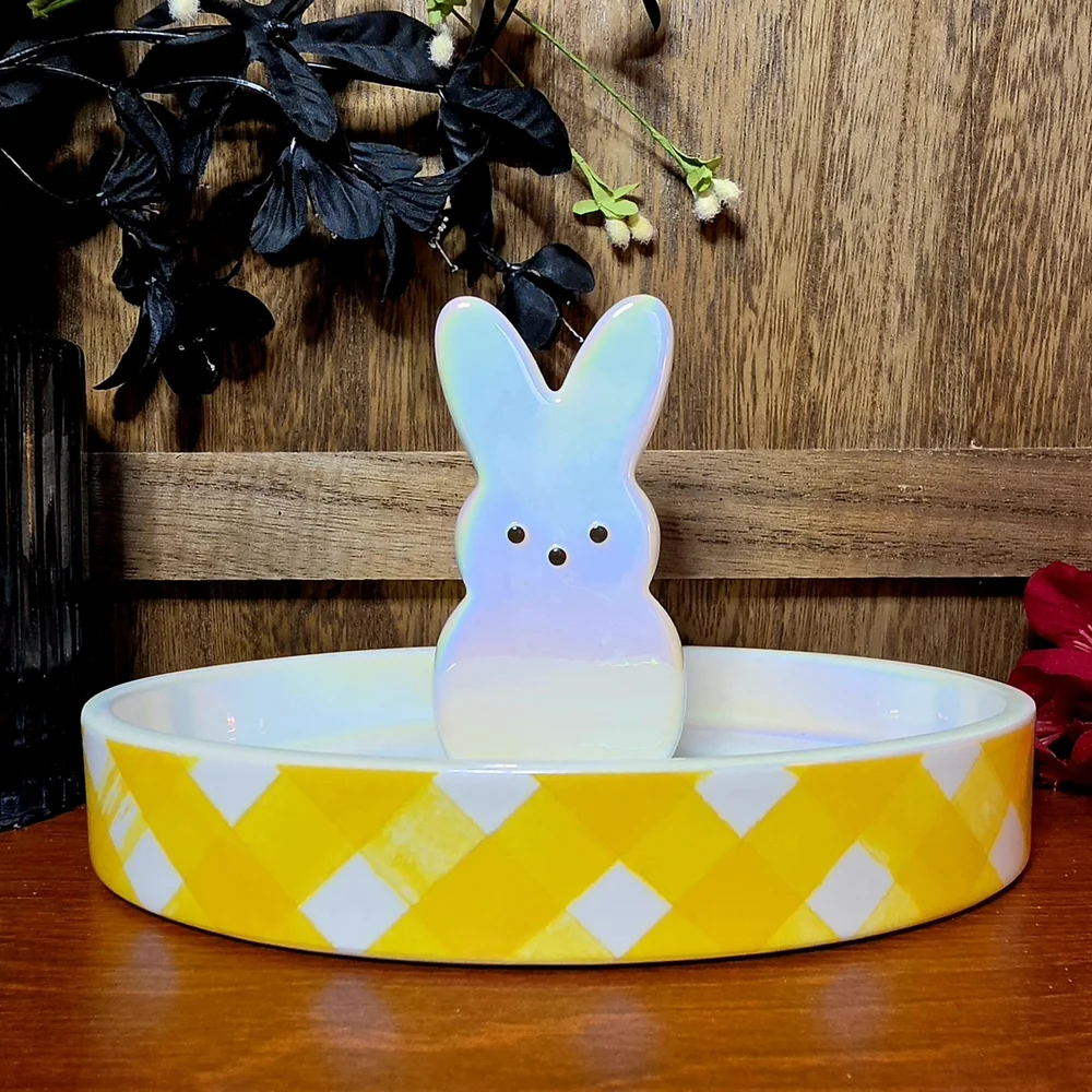 Bath & Body Works Easter Peeps Mini Body Mist, Hand Sanitizer & Tray Holder Set